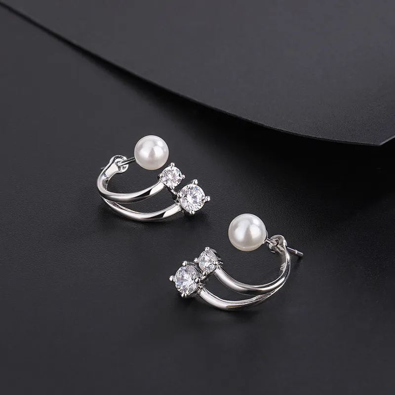 MCK Sterling Silver Earrings Women's-2