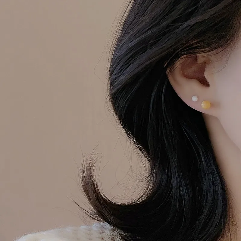 MCK Bioceramic Stud Earrings Unisex-5