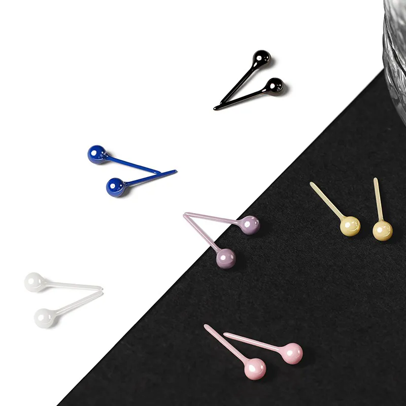 MCK Bioceramic Stud Earrings Unisex-4