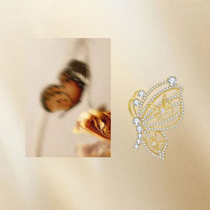 MCK Elegance Premium Feel Brooches Women's-2