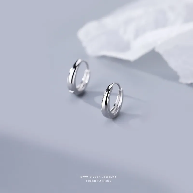 MCK S999 Silver Earrings Women's-5