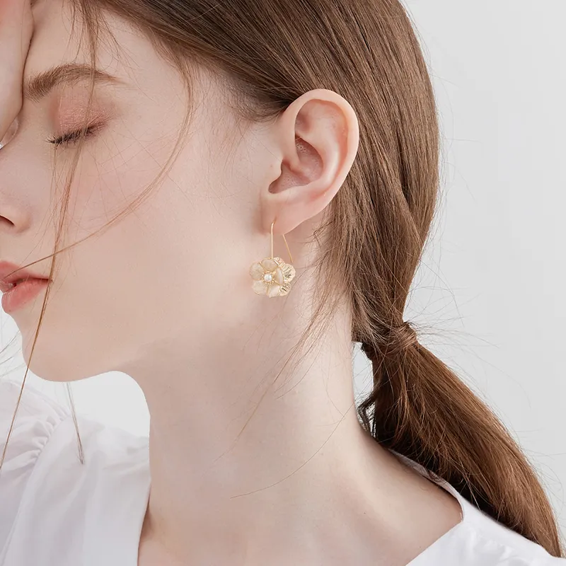 MCK Faux Pearl Earrings Women's-1