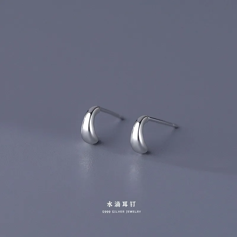 MCK Sterling Silver Stud Earrings Women's-11