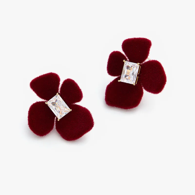 MCK 925 Silver Needles Earrings Women's-4