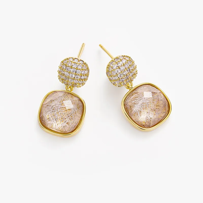 MCK Copper Alloy Earrings Women's-2