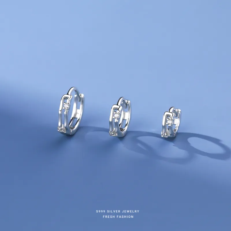 MCK 999 Fine Silver Earrings Women's-4