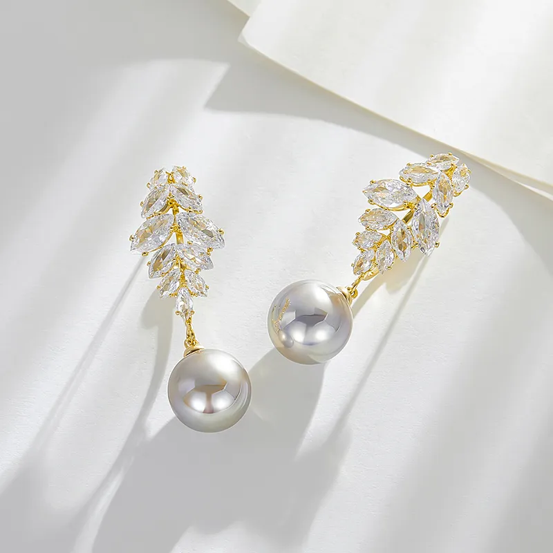 MCK 925 Silver Needles Earrings Women's-4