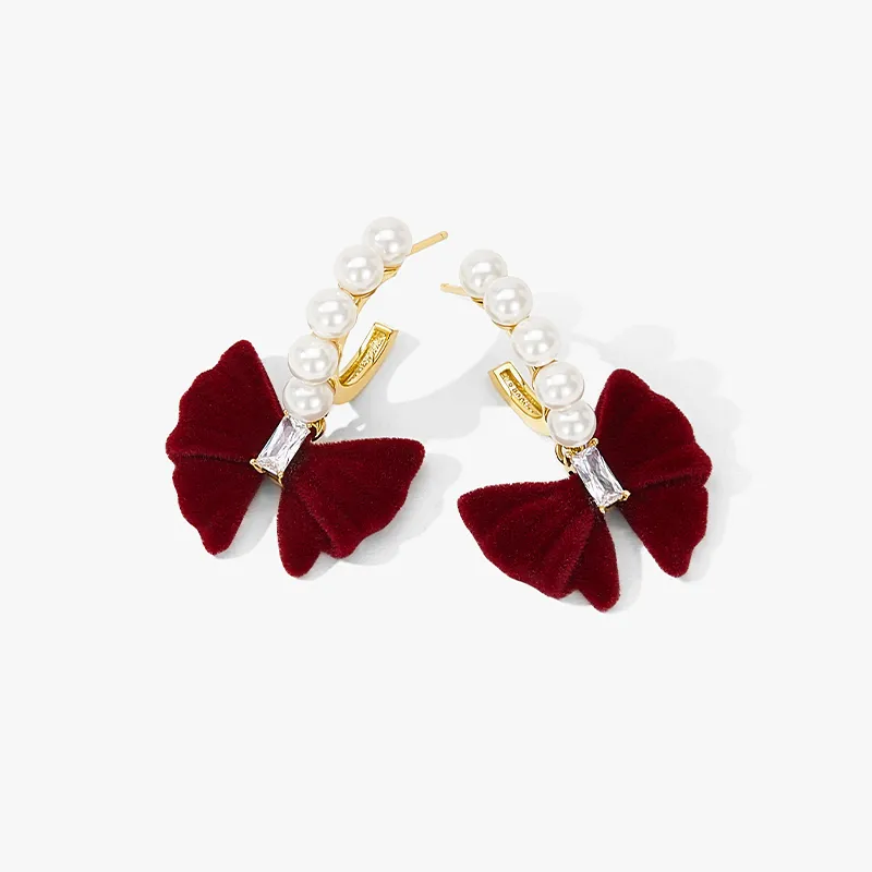 MCK 925 Silver Needles Earrings Women's-4