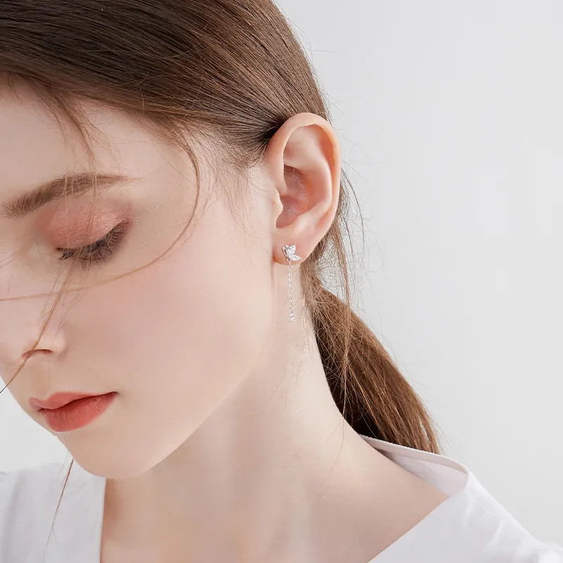 MCK Sterling Silver Earrings Women's-5