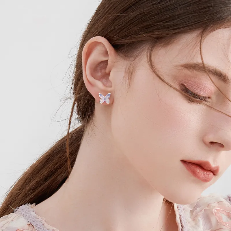 MCK 925 Sterling Silver Stud Earrings Women's-5