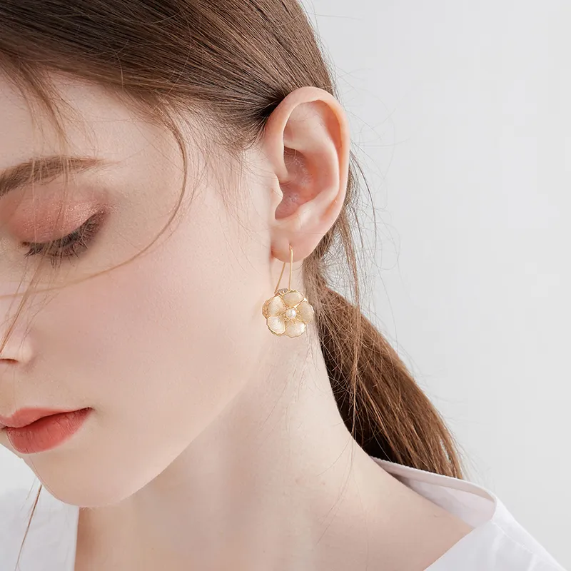 MCK Faux Pearl Earrings Women's-5