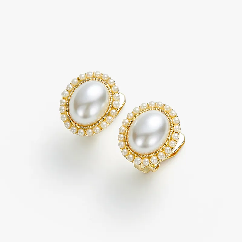 MCK Fashion Versatile Clip On Earrings Women's-3