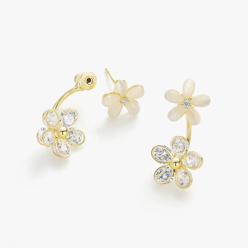 MCK 925 Sterling Silver Earrings Women's-2
