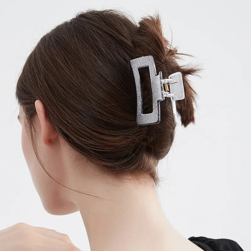 MCK Plastic Matte Hair Clips Women's-3