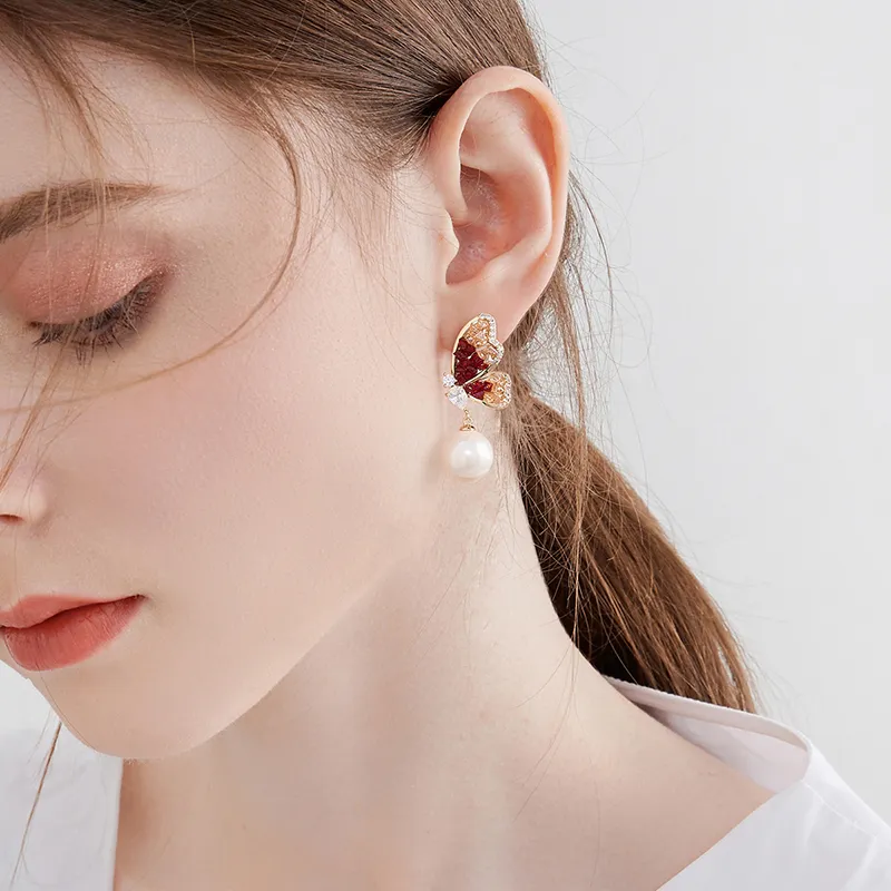 MCK 925 Sterling Silver Earrings Women's-1
