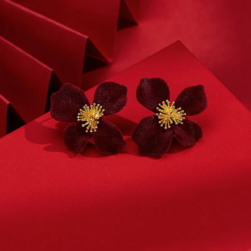 MCK 925 Silver Needles Earrings Women's-2