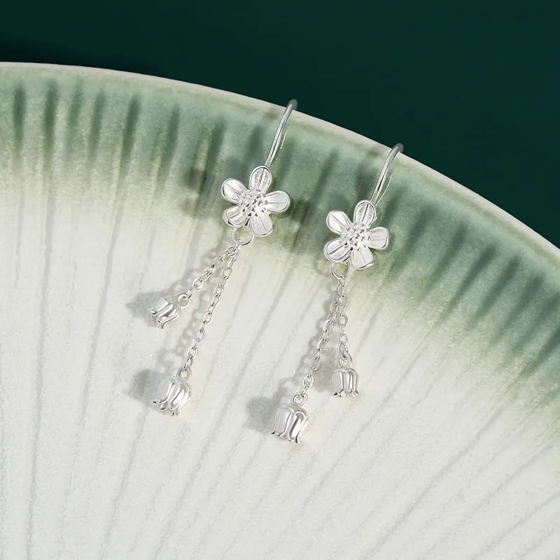 MCK Sterling Silver Earrings Women's-5