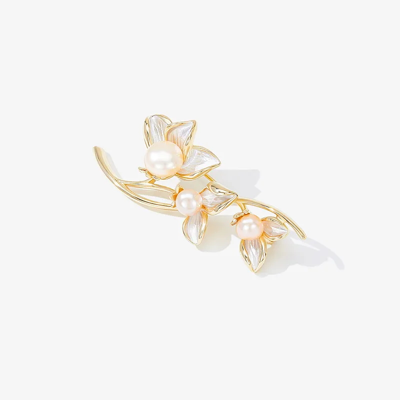MCK Freshwater Pearl Brooches Women's-6
