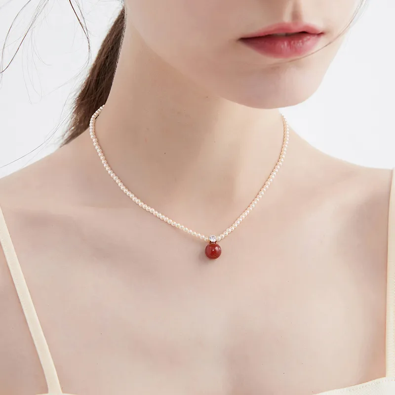 MCK Jade Necklaces Women's-1
