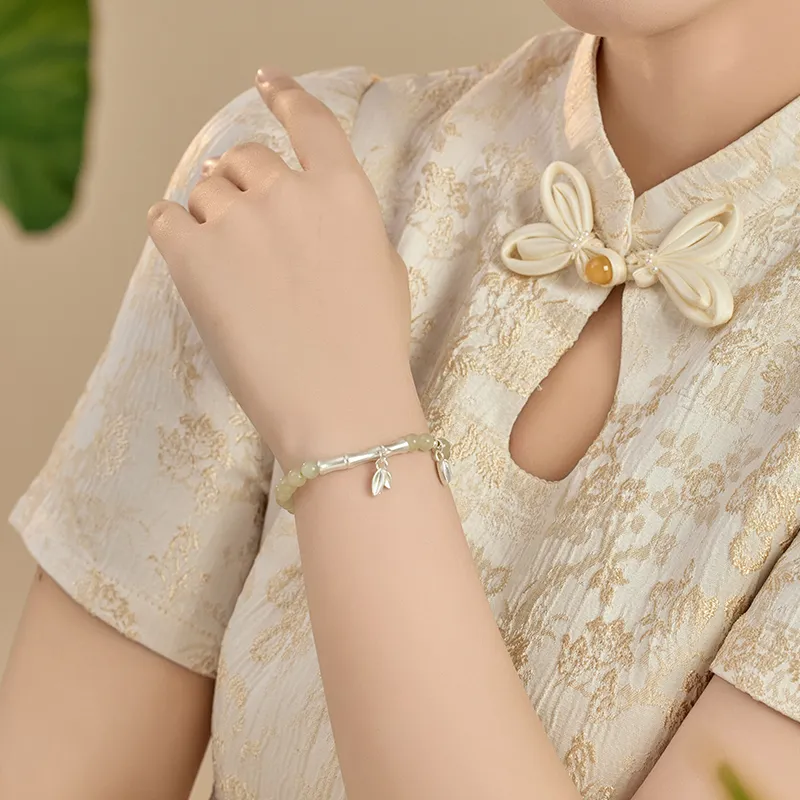 MCK Bracelets White Jade/Pale Greenish White Jade Women's-1