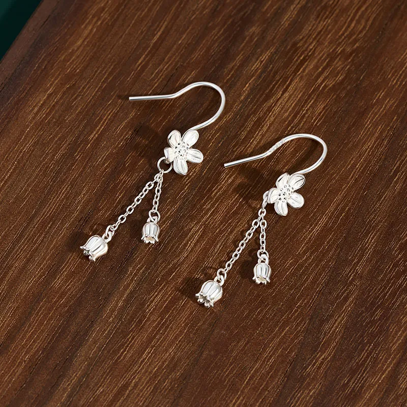 MCK Sterling Silver Earrings Women's-3