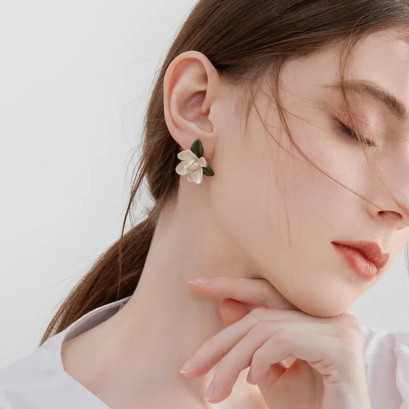 MCK S925 Silver Earrings Women's-5