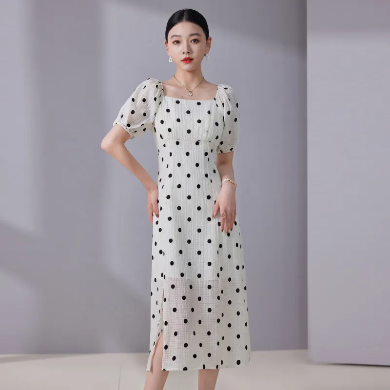 Hang Yi Court Short Sleeved Dress Women's-2