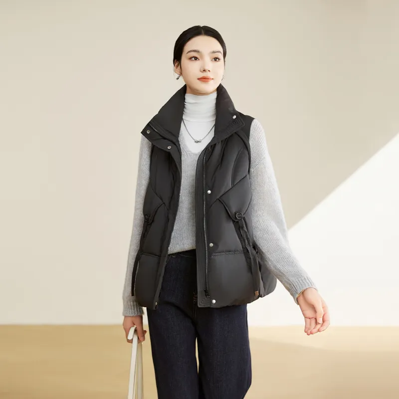 Hang Yi Court Down Jacket Women's Black-5