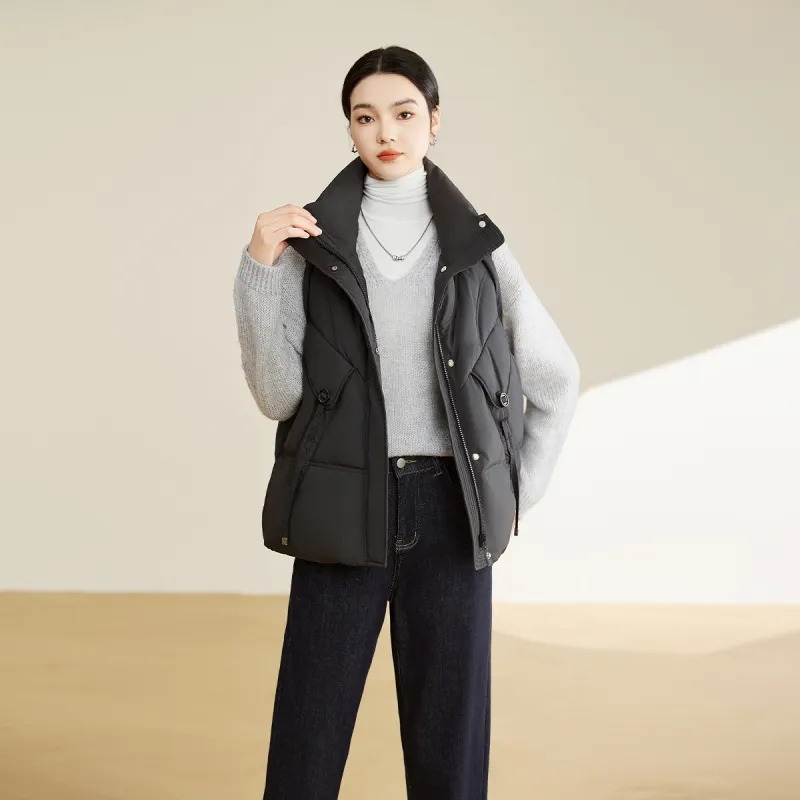 Hang Yi Court Down Jacket Women's Black-6