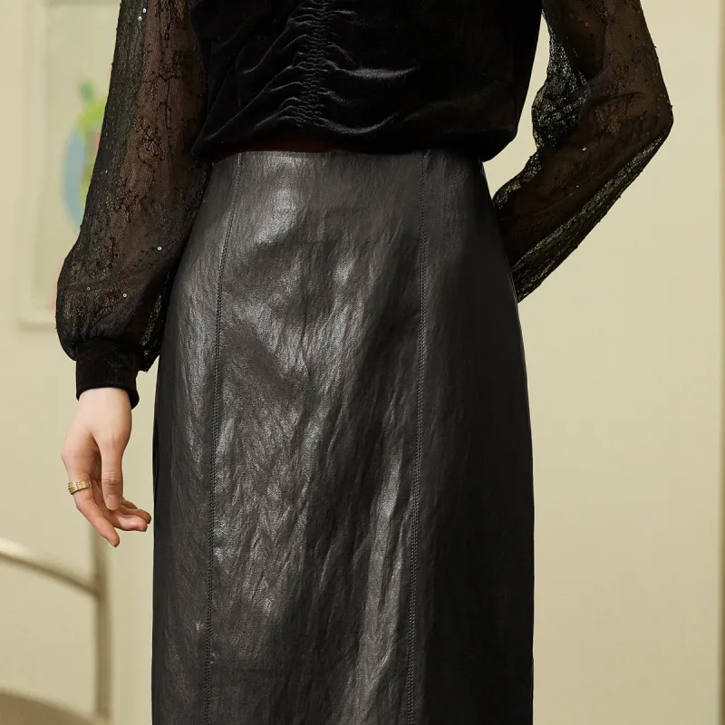 Hang Yi Court Casual Long Skirt Women's-3