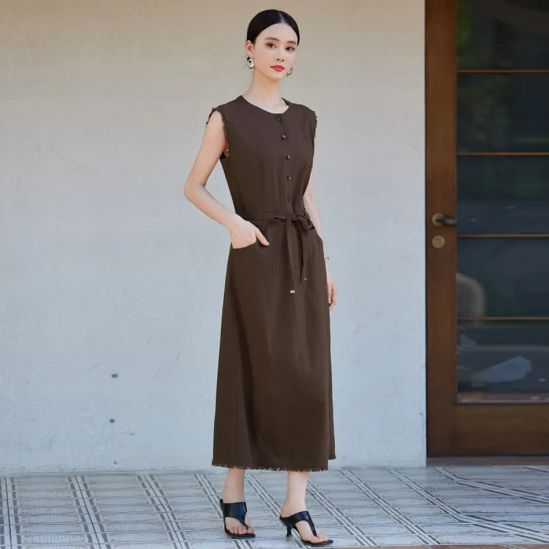 Hang Yi Court Sleeveless Dress Women's-2