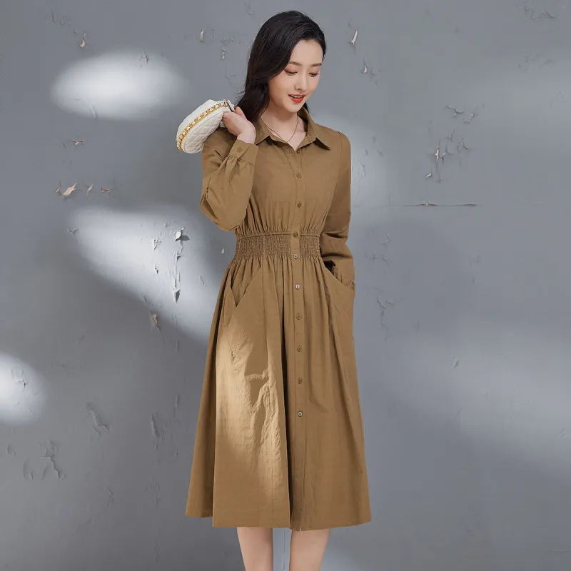 Hang Yi Court Long Sleeved Dress Women's-4