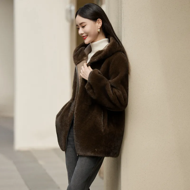 Hang Yi Court Velvet feel Coat Women's-9