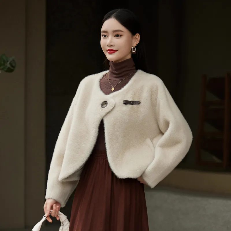 Hang Yi Court Velvet feel Coat Women's-6