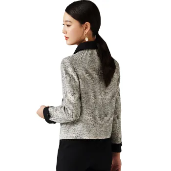 Hang Yi Court Cropped Coats Women's Image Color