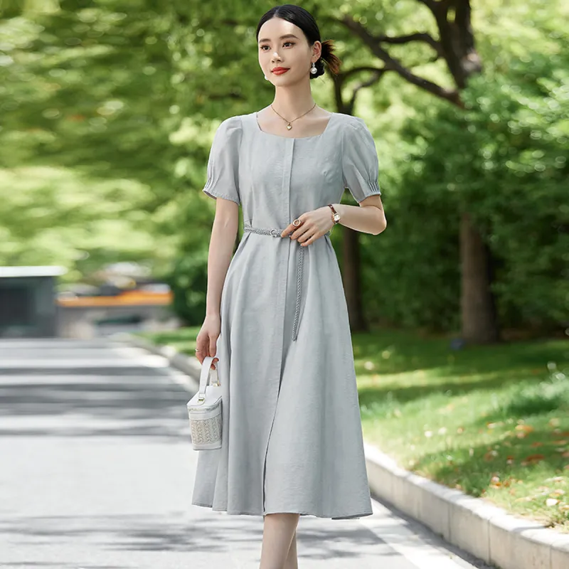 Hang Yi Court Short Sleeved Dress Women's-2