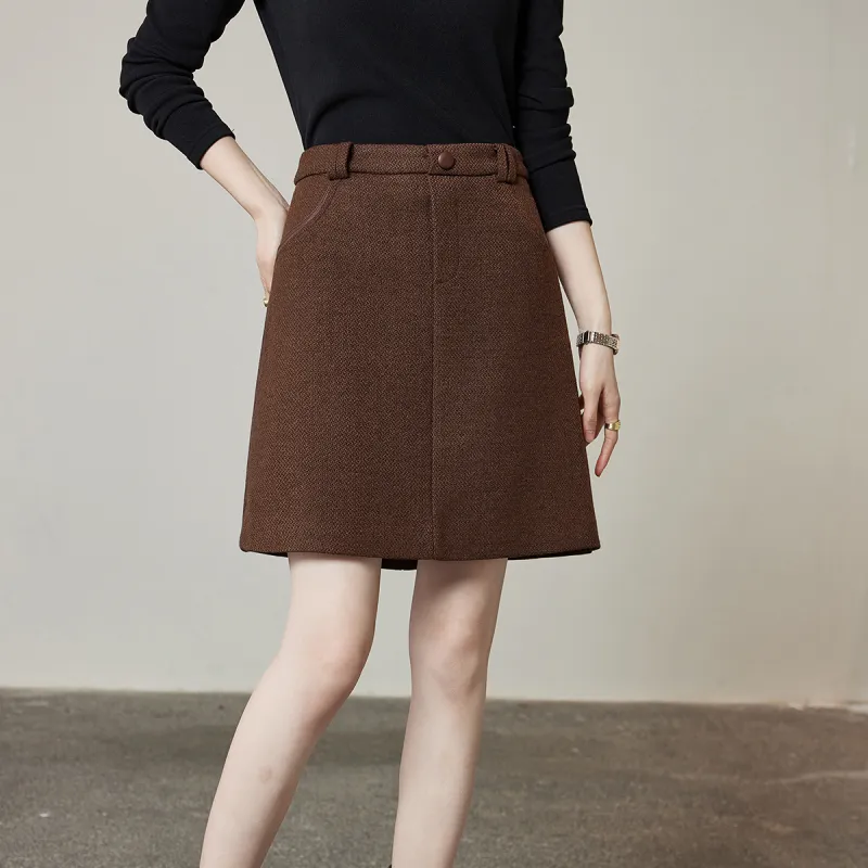 Hang Yi Court Casual Short Skirts Women's-8