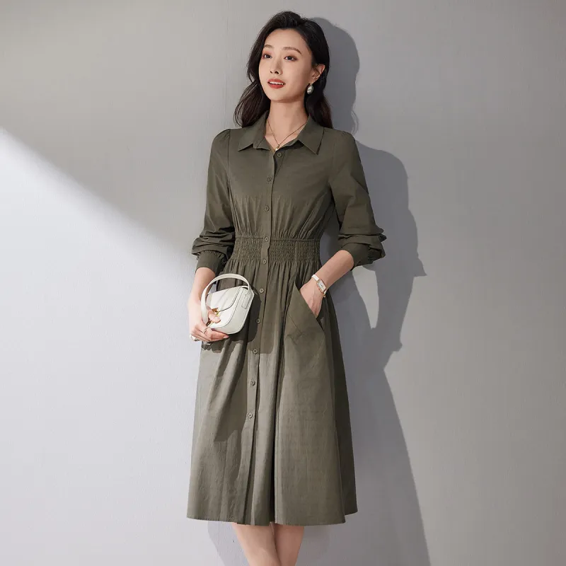 Hang Yi Court Long Sleeved Dress Women's-10