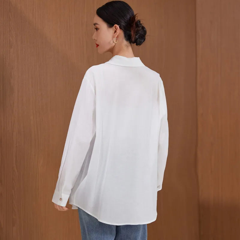 Hang Yi Court Shirt Women's White-1