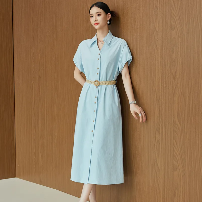 Hang Yi Court Short Sleeved Dress Women's-2