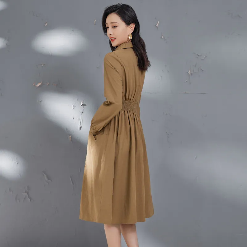Hang Yi Court Long Sleeved Dress Women's-1