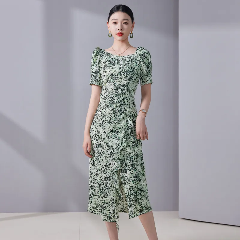 Hang Yi Court Short Sleeved Dress Women's-2