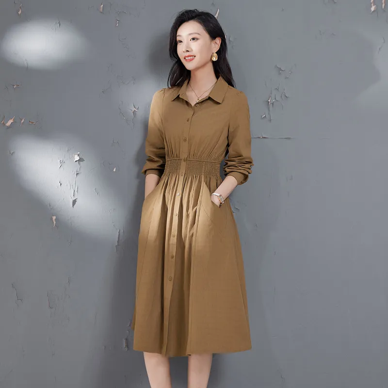 Hang Yi Court Long Sleeved Dress Women's-2