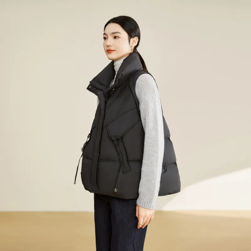 Hang Yi Court Down Jacket Women's Black-1