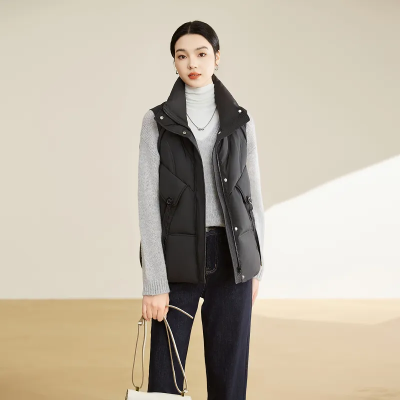Hang Yi Court Down Jacket Women's Black-2