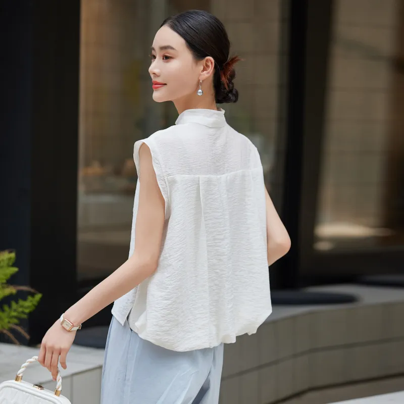 Hang Yi Court Shirts Women's White-1