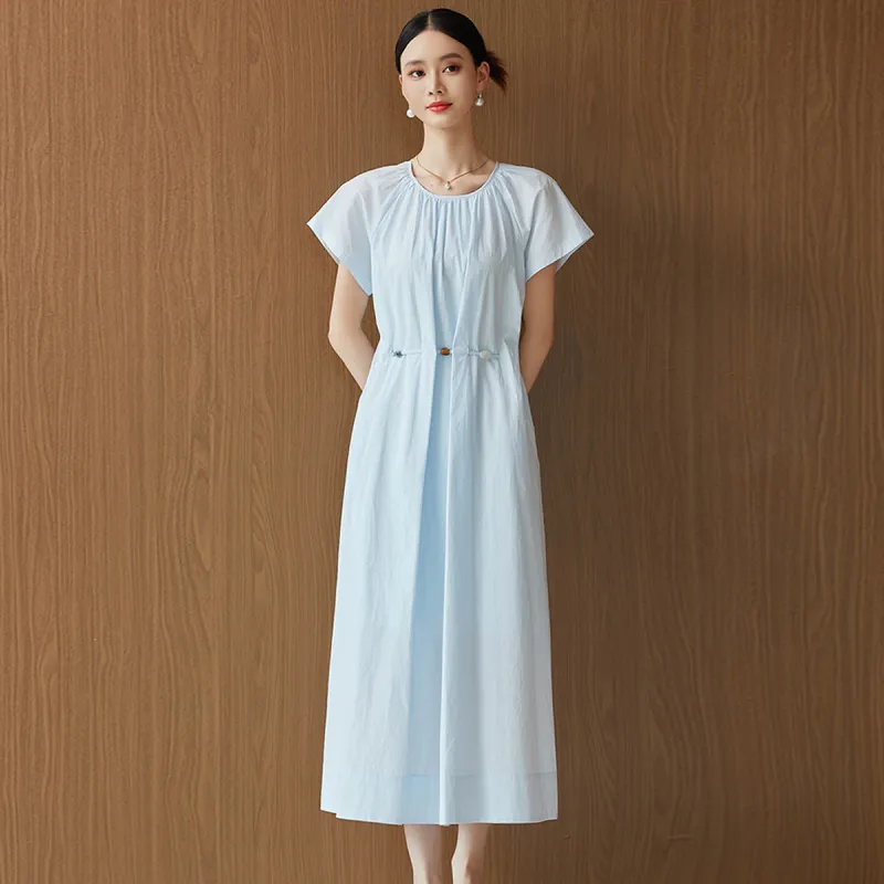 Hang Yi Court Short Sleeved Dress Women's-2