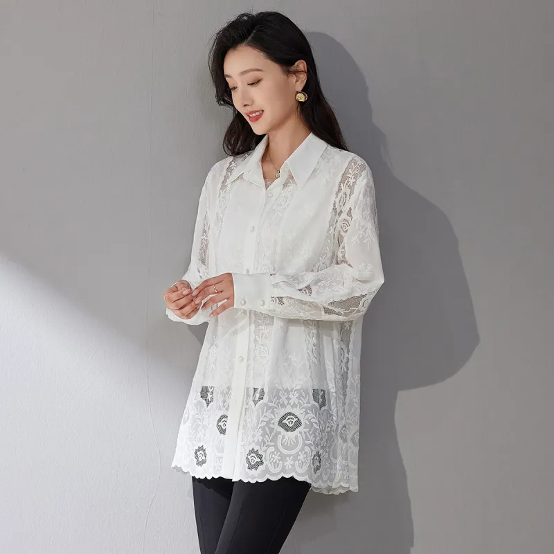 Hang Yi Court Shirts Women's White-2