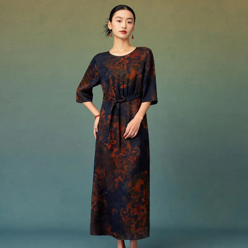 Hang Yi Court Short Sleeved Dress Women's-3