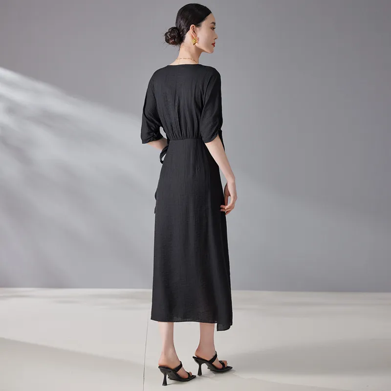 Hang Yi Court Short Sleeved Dress Women's-3